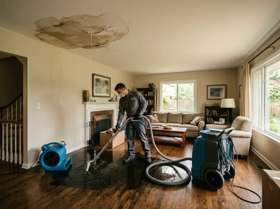 attic-pipe-burst-ceiling-drip-008 — frequently asked questions, Water Damage Restoration & Carpet Care in Brooks, KY